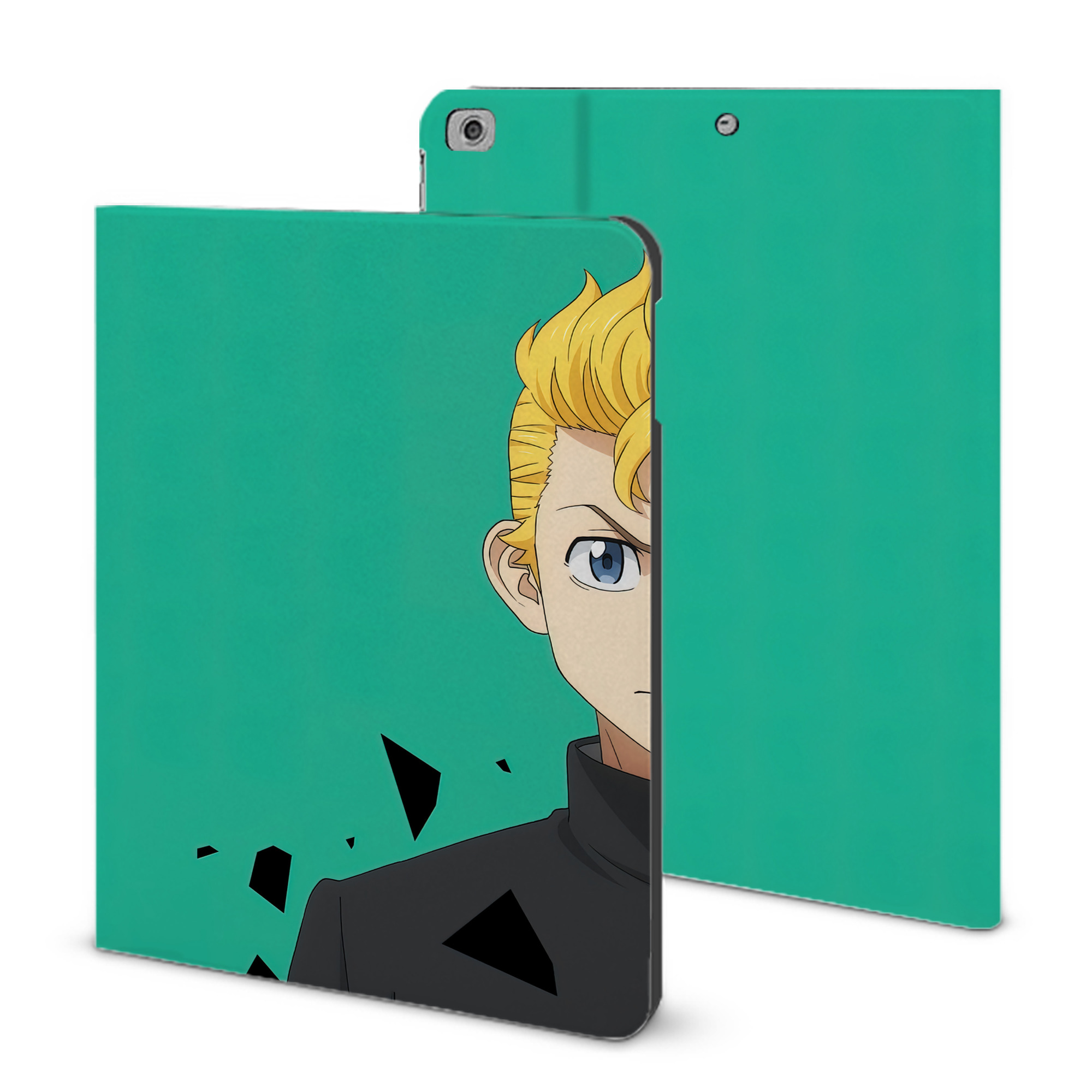 （画像用） 東京リベンジャーズ Tokyo Revengers IPad ケース ブック型 PUレザー TPU 耐衝撃 軽量 薄型 ペン収納なし 全面保護 IPad 各モデル対応